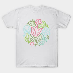 Floral Circle T-Shirt